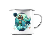 Cheermaid - Enamel Mug (Silver)