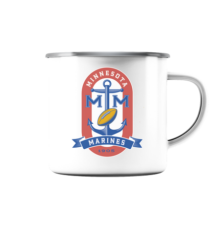 Minnesota Marines - Emaille Tasse (Silber)