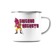 Chicago Rockets - Emaille Tasse (Silber)