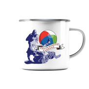 Calcio Storico - Enamel Mug (Silver)
