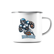 Paw Power - Emaille Tasse (Silber)