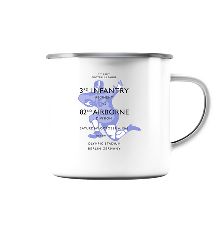 Infantry vs. Airborne 1945 - Emaille Tasse (Silber)