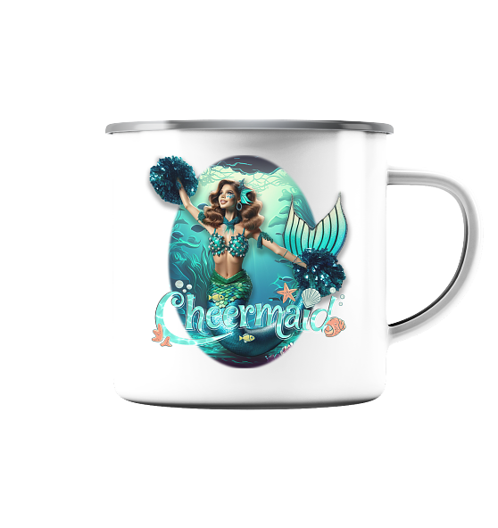 Cheermaid - Enamel Mug (Silver)