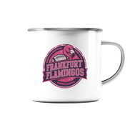 Frankfurt Flamingos - Enamel Mug (Silver)
