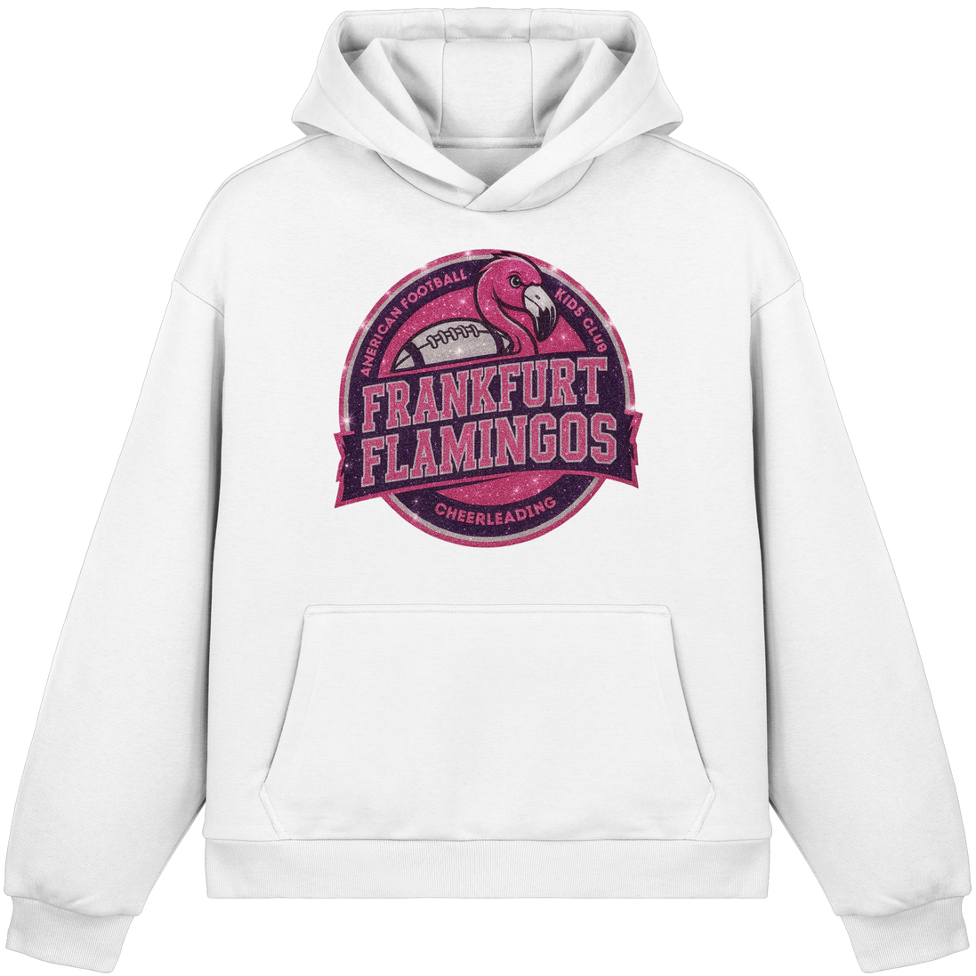 Frankfurt Flamingos - Fluffy Boxcut Hoodie