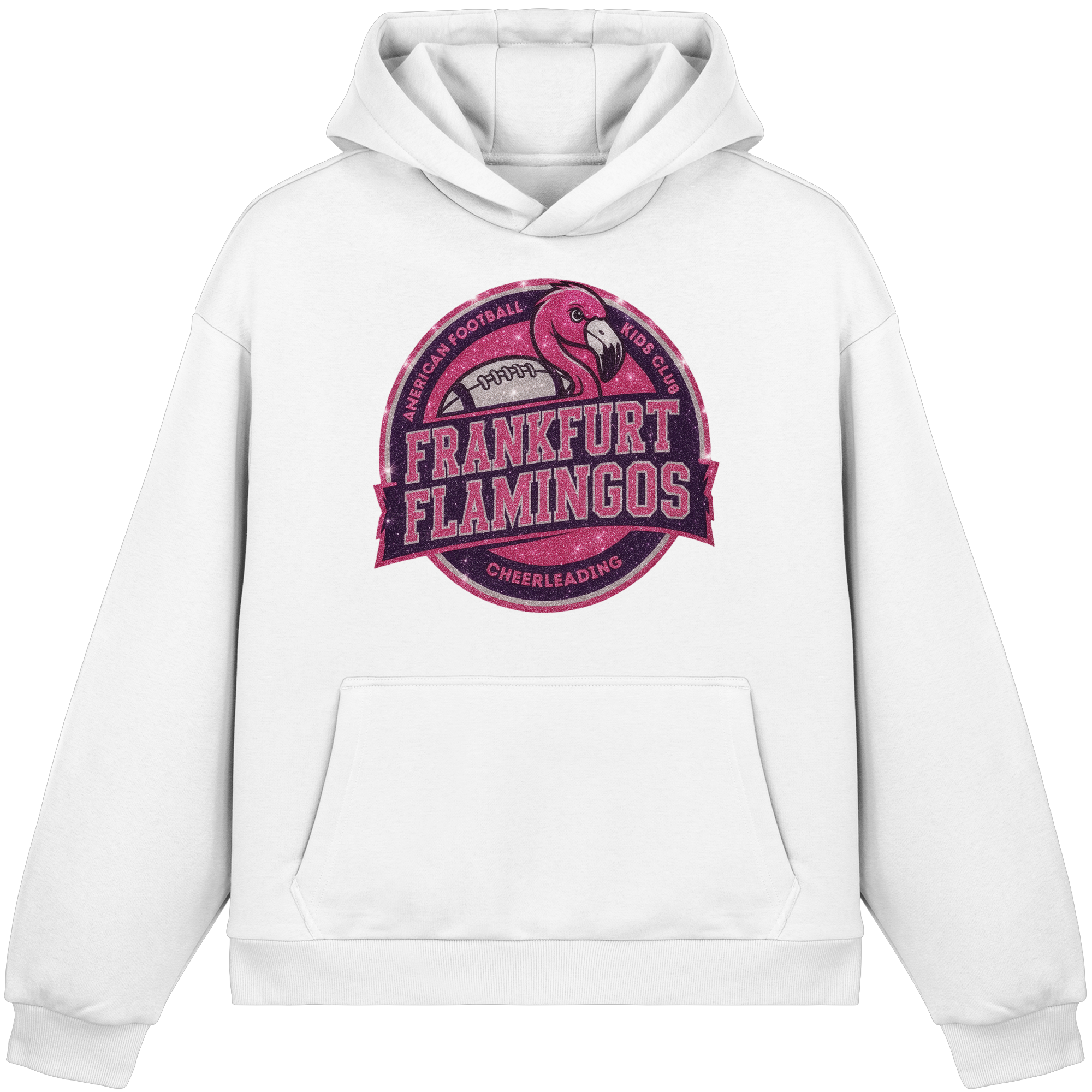 Frankfurt Flamingos - Fluffy Boxcut Hoodie