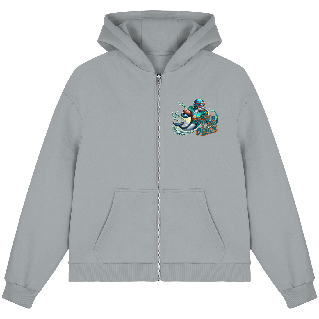The Field is my Ocean - Fluffy Boxcut Zipper