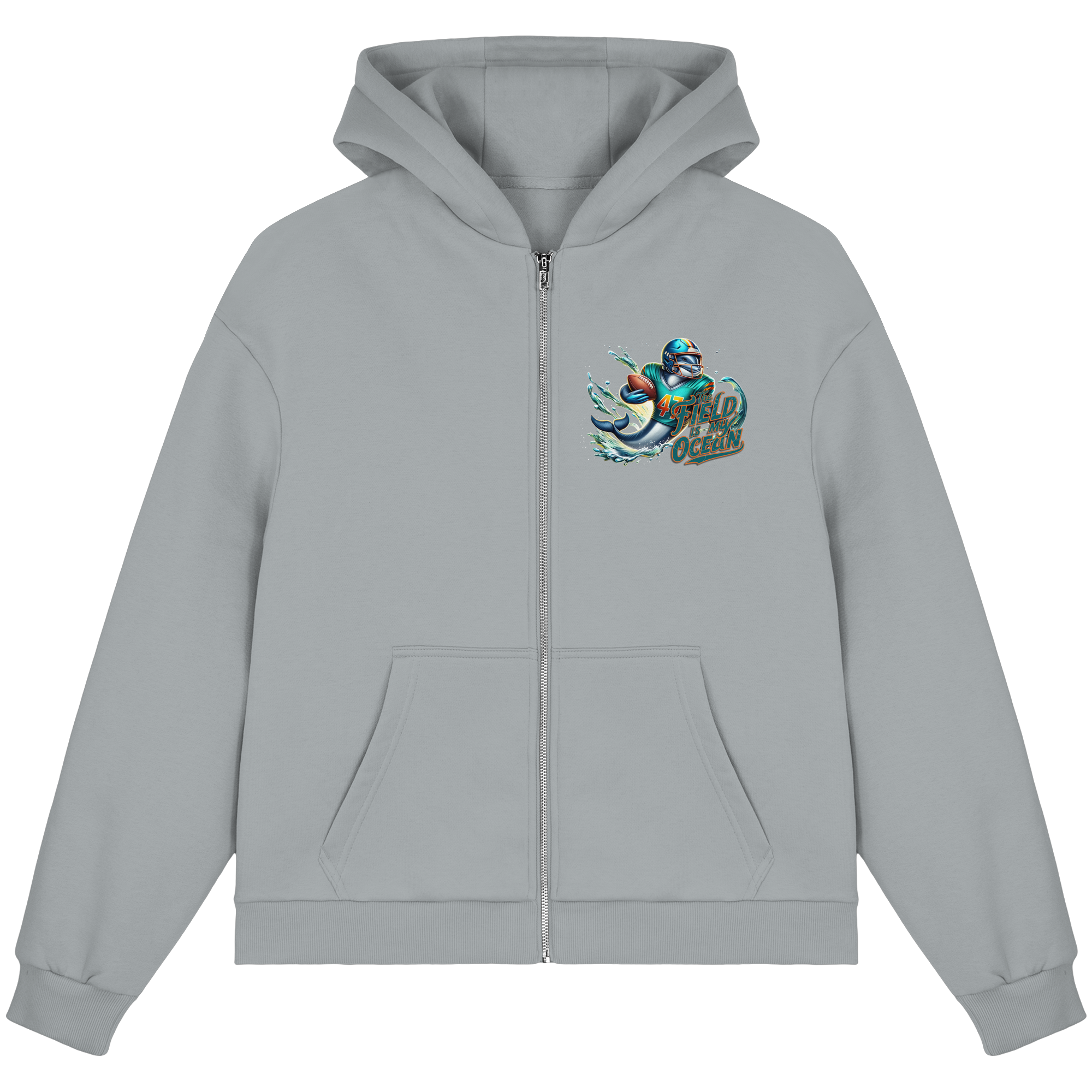 The Field is my Ocean - Fluffy Boxcut Zipper