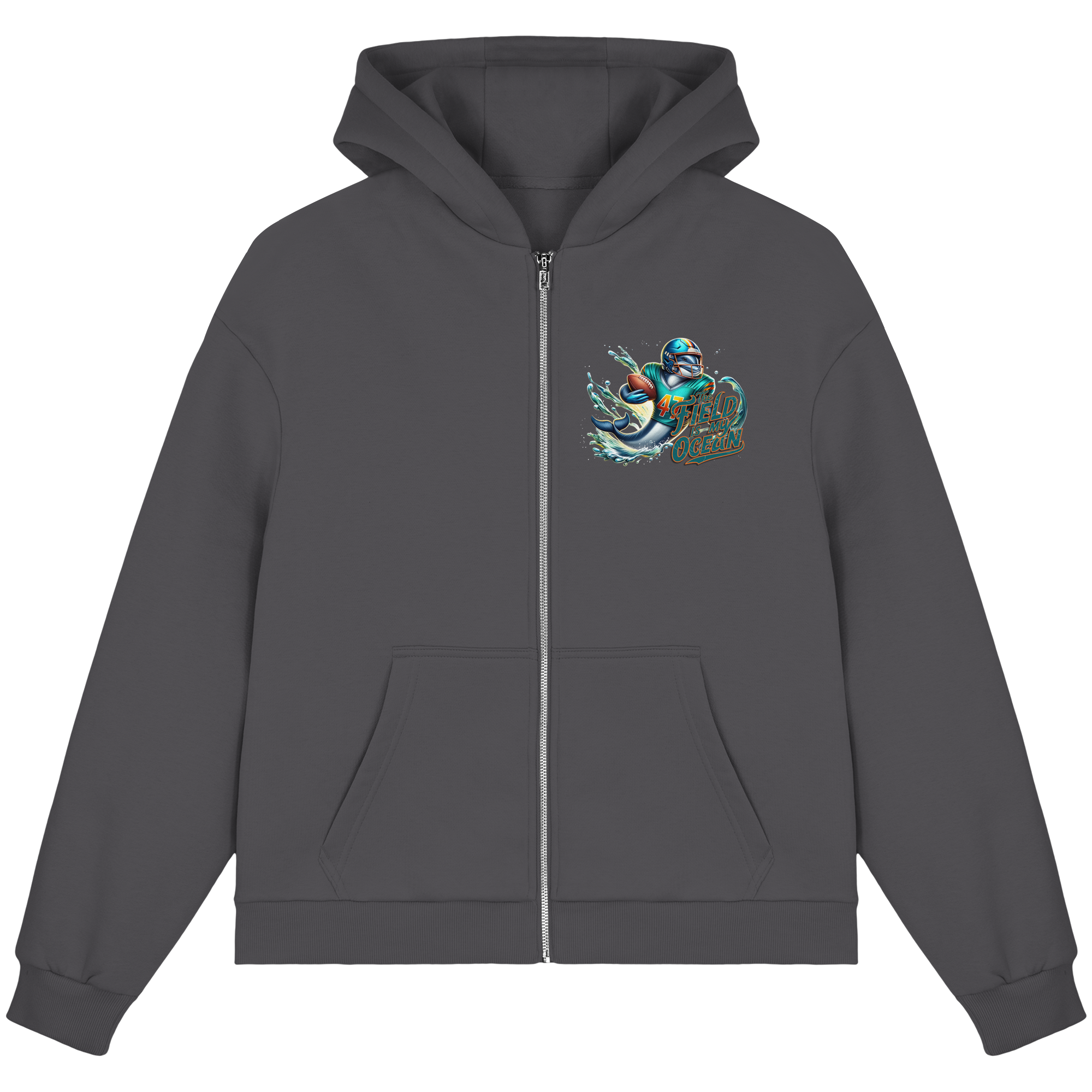 The Field is my Ocean - Fluffy Boxcut Zipper