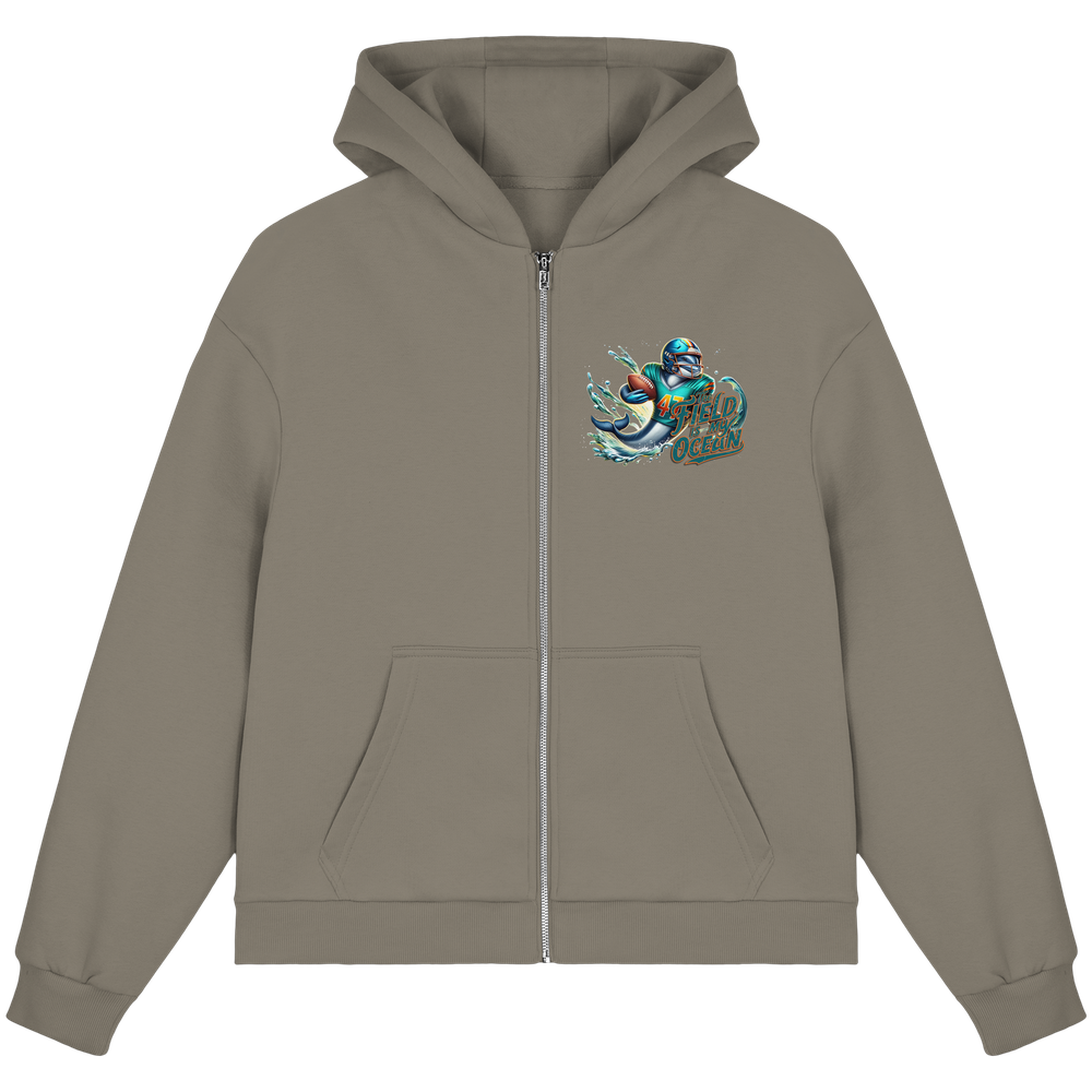 The Field is my Ocean - Fluffy Boxcut Zipper
