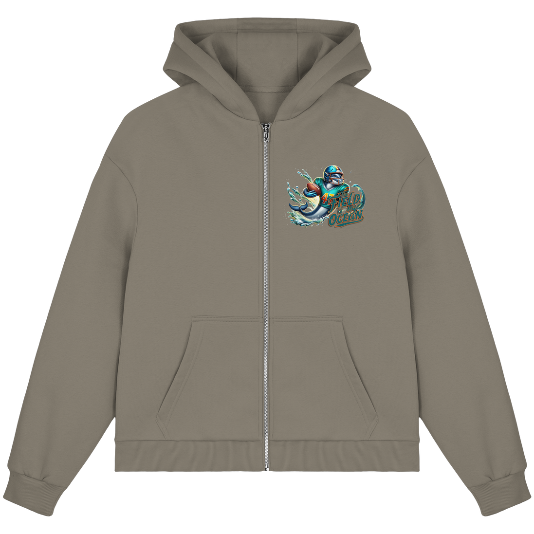 The Field is my Ocean - Fluffy Boxcut Zipper