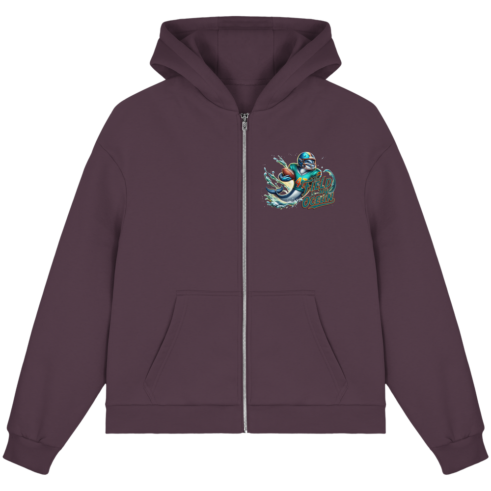 The Field is my Ocean - Fluffy Boxcut Zipper