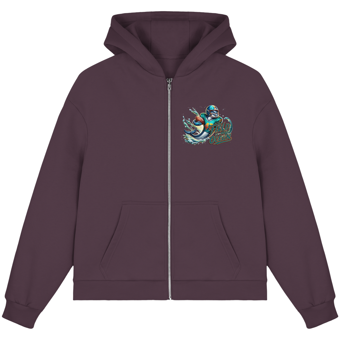 The Field is my Ocean - Fluffy Boxcut Zipper