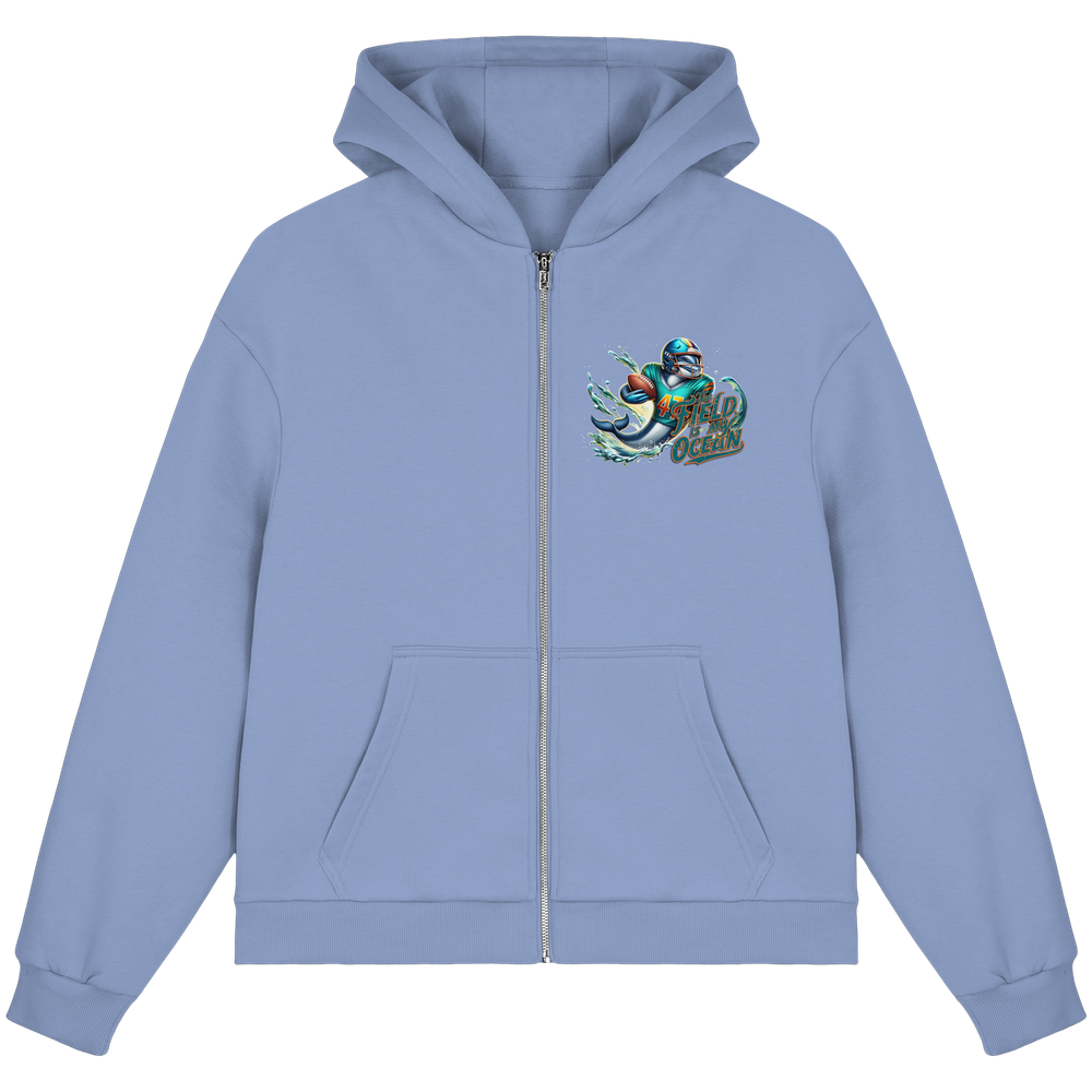 The Field is my Ocean - Fluffy Boxcut Zipper