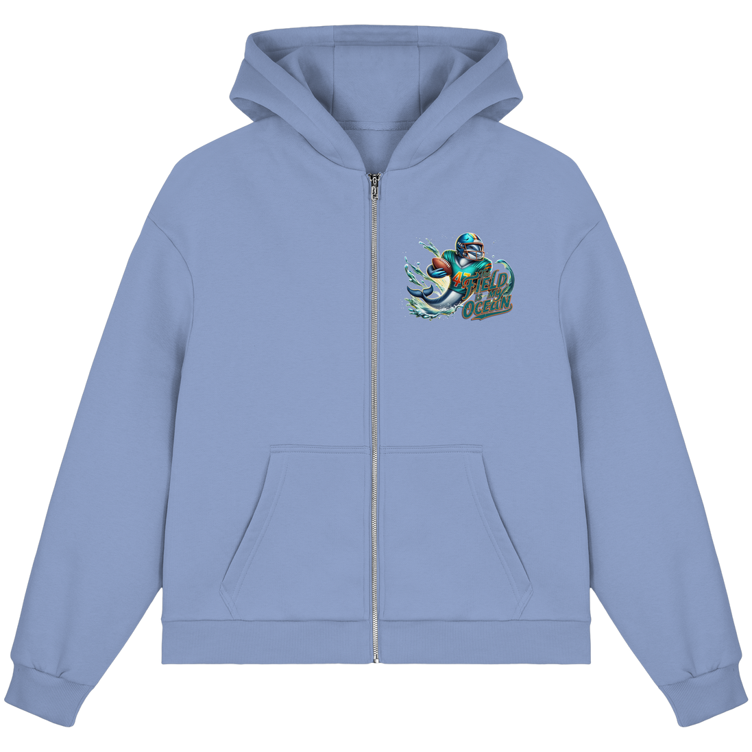 The Field is my Ocean - Fluffy Boxcut Zipper