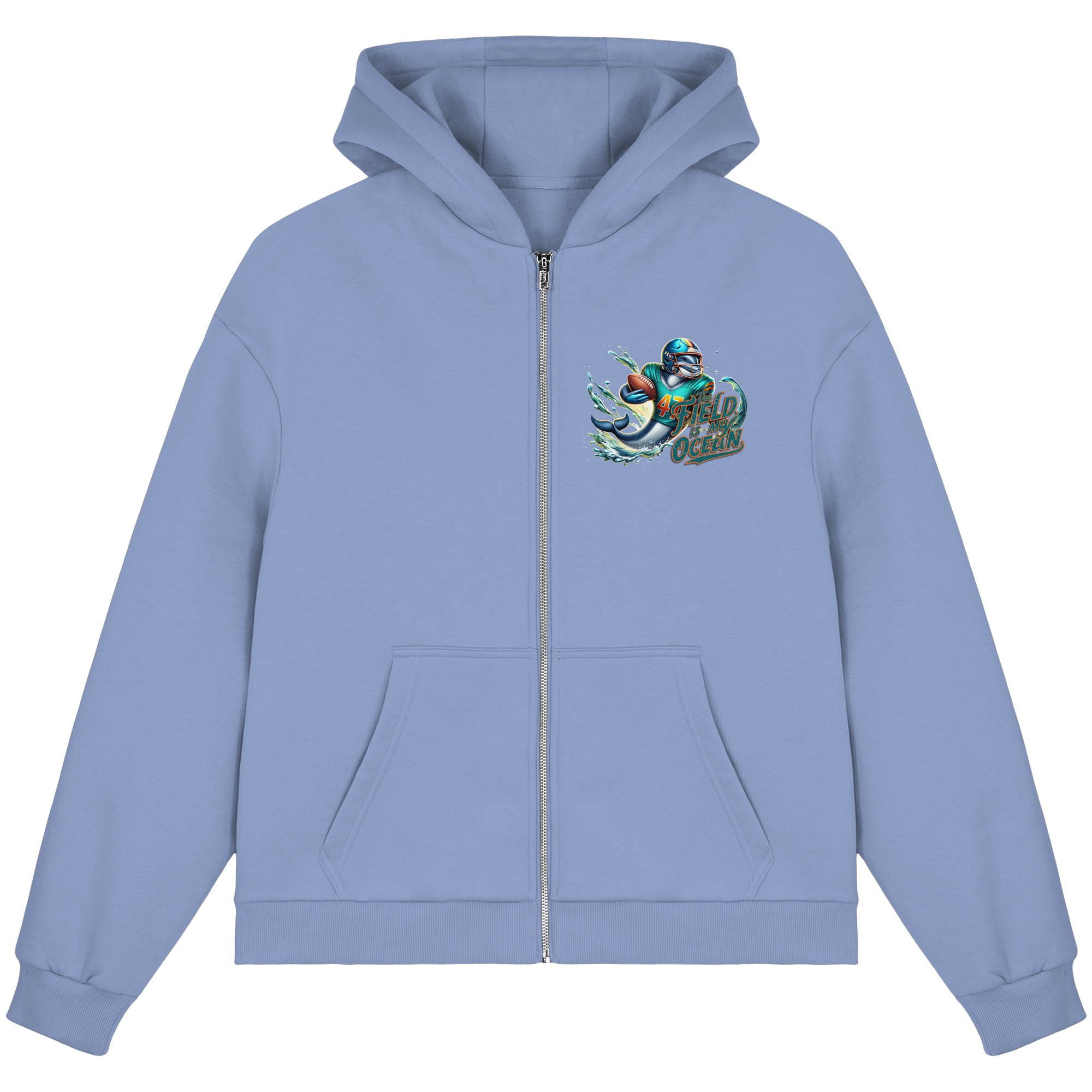 The Field is my Ocean - Fluffy Boxcut Zipper