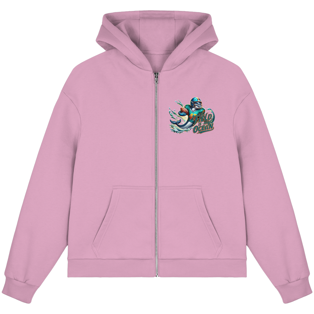 The Field is my Ocean - Fluffy Boxcut Zipper