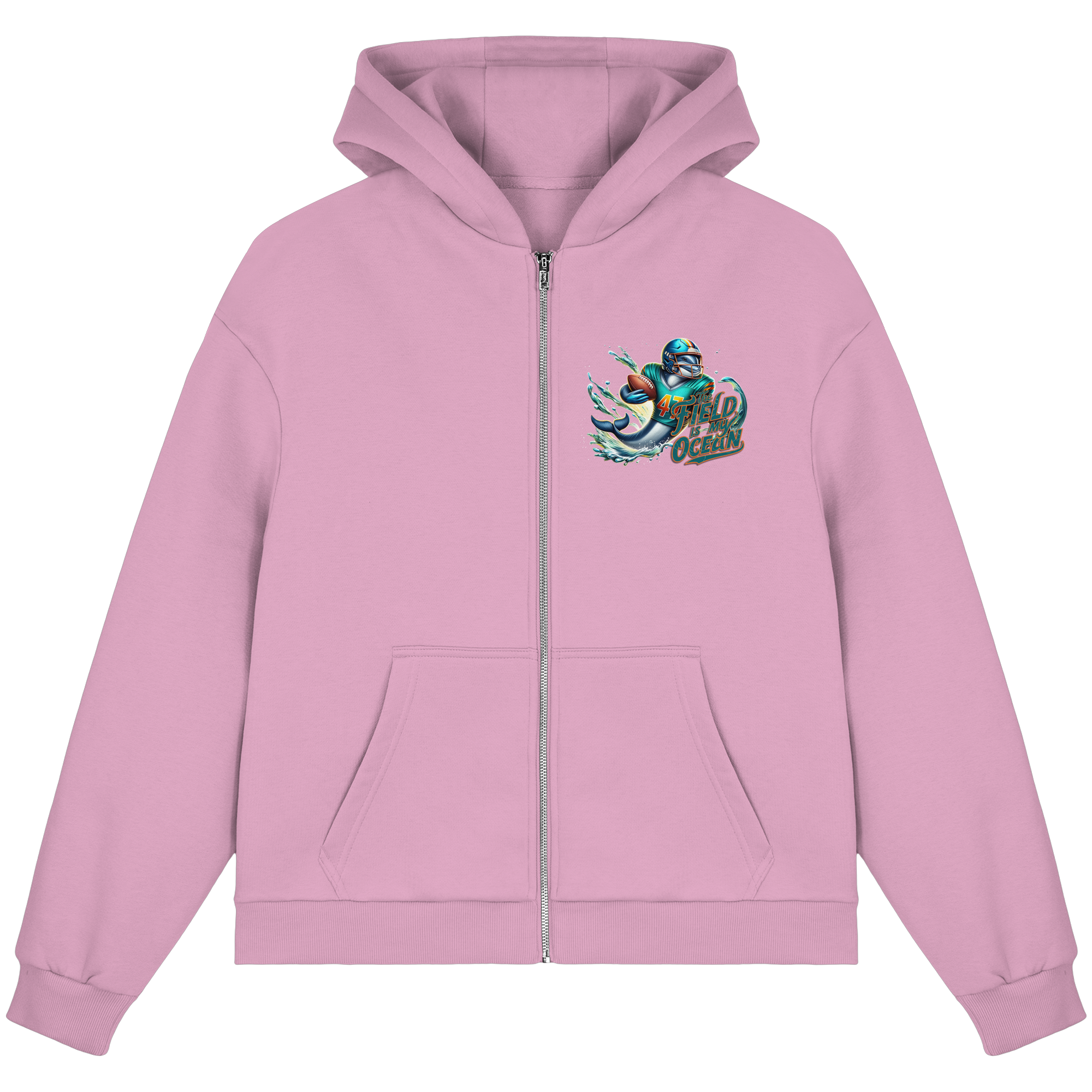 The Field is my Ocean - Fluffy Boxcut Zipper