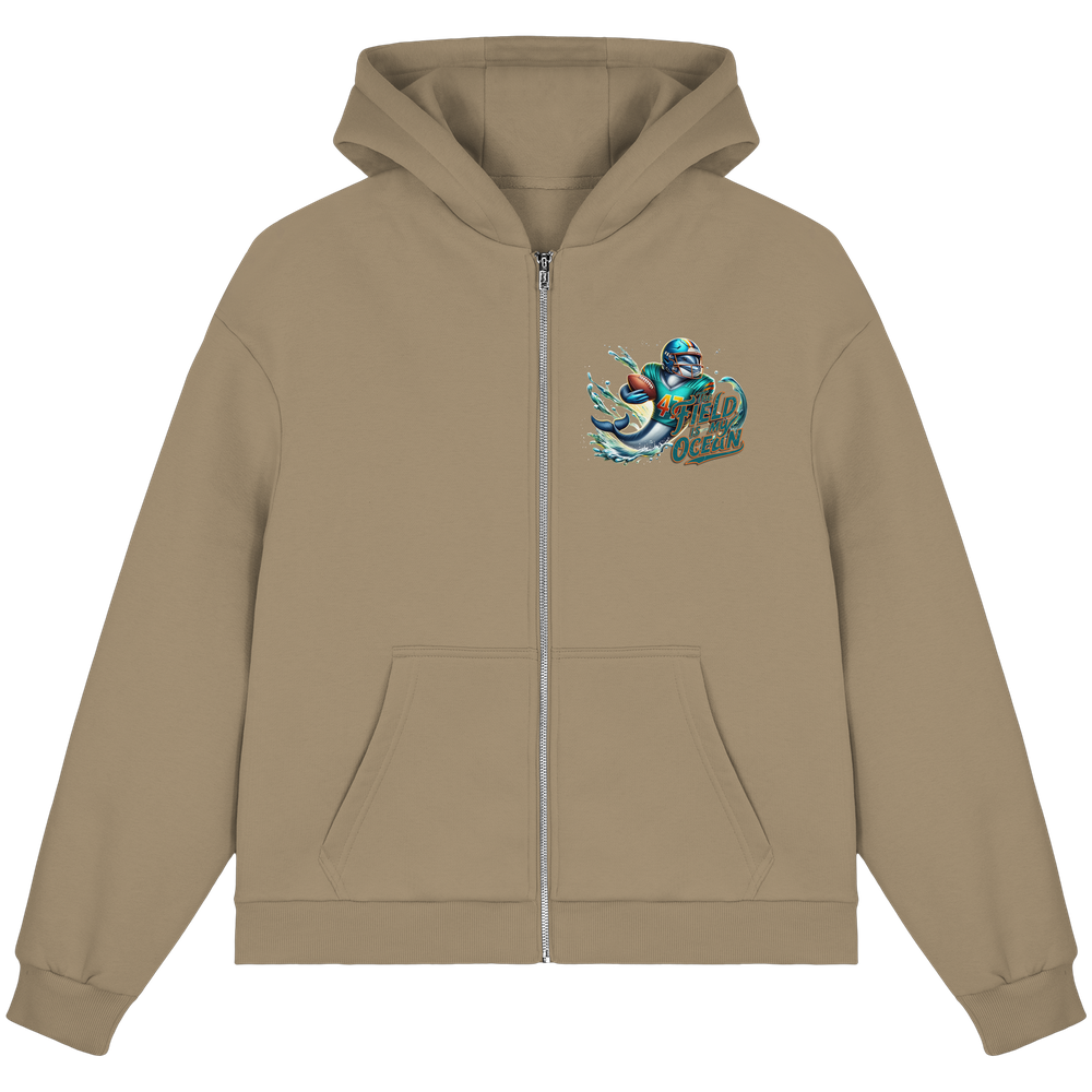 The Field is my Ocean - Fluffy Boxcut Zipper
