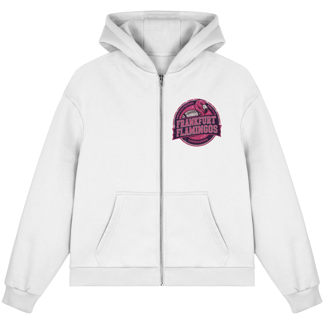 Frankfurt Flamingos - Fluffy Boxcut Zipper