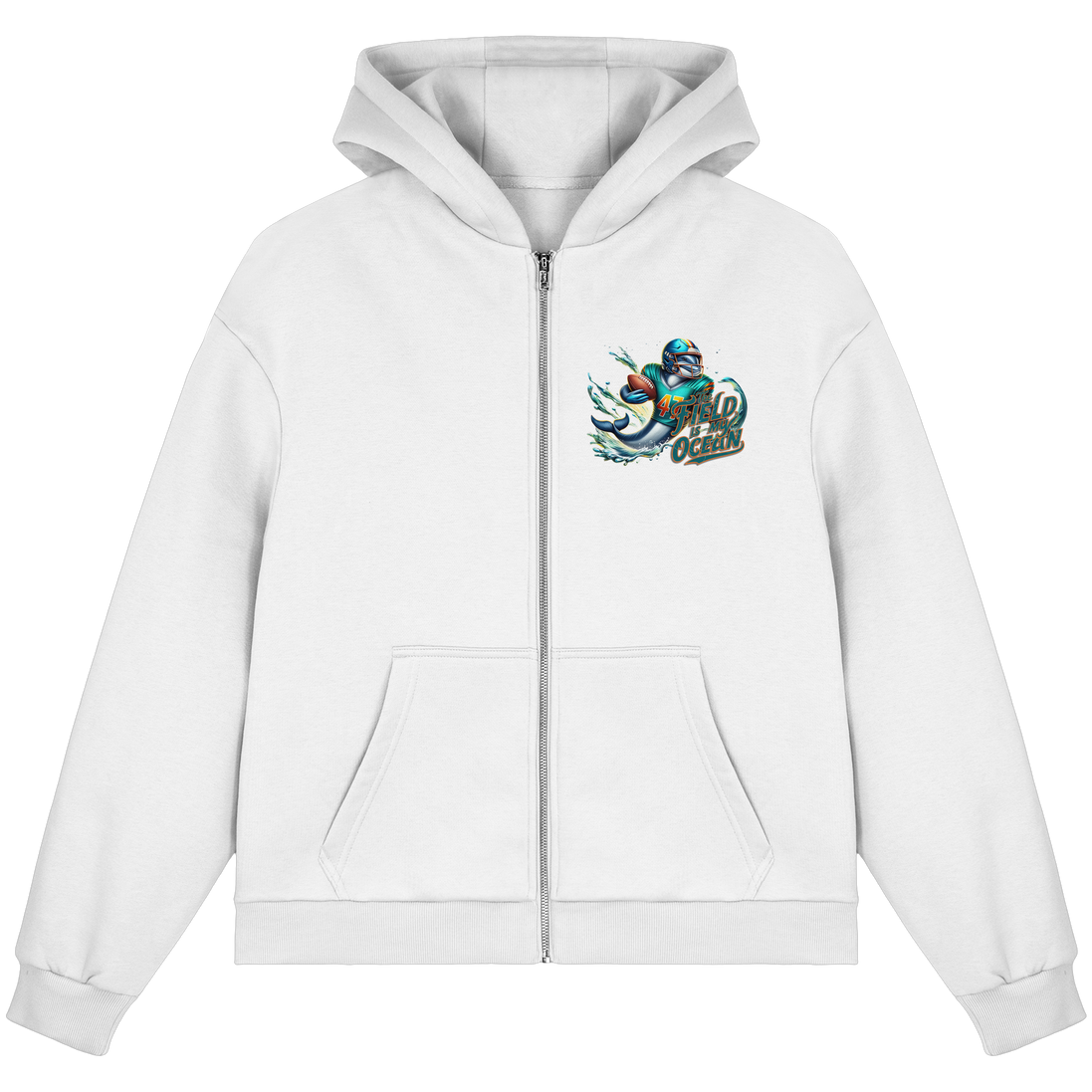 The Field is my Ocean - Fluffy Boxcut Zipper