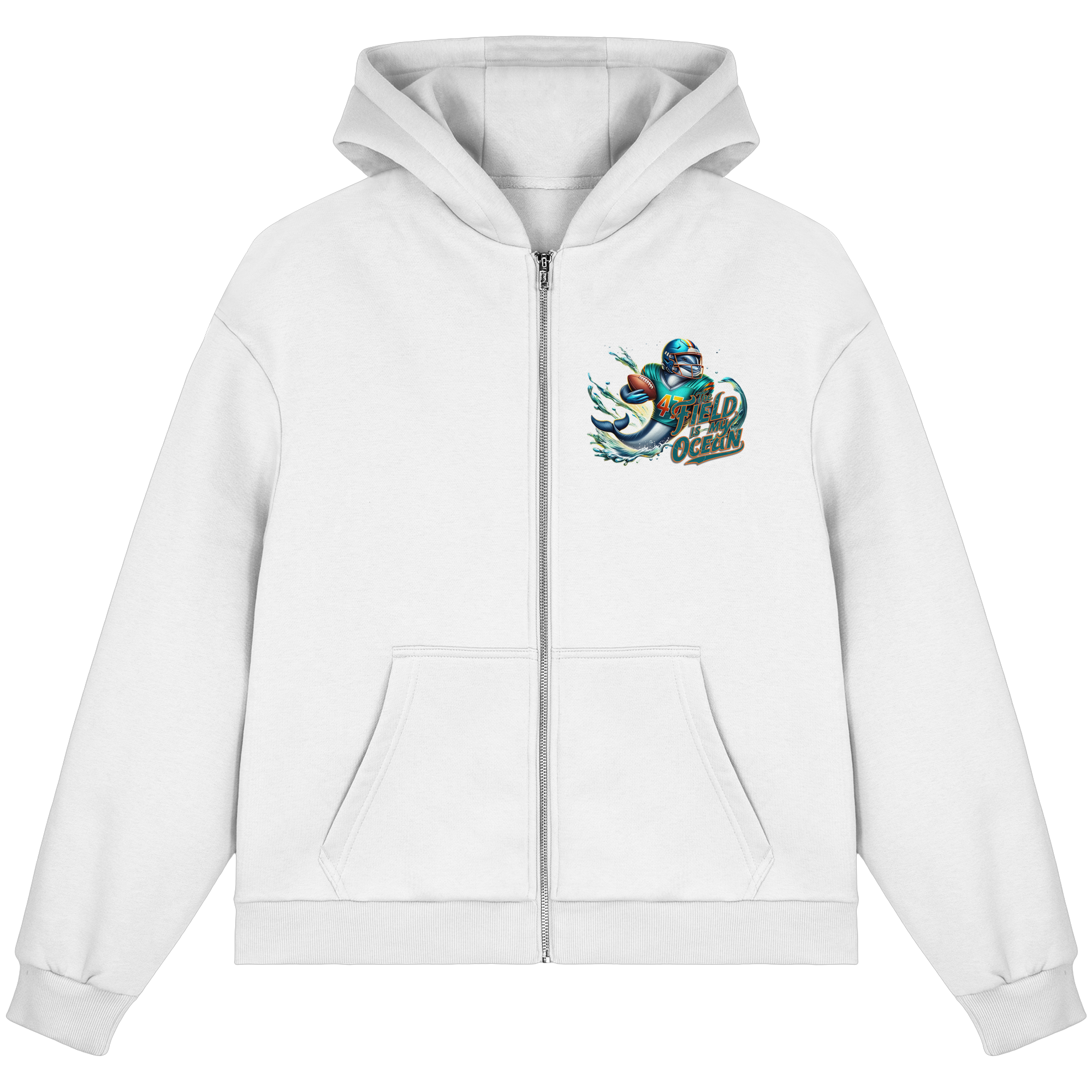 The Field is my Ocean - Fluffy Boxcut Zipper