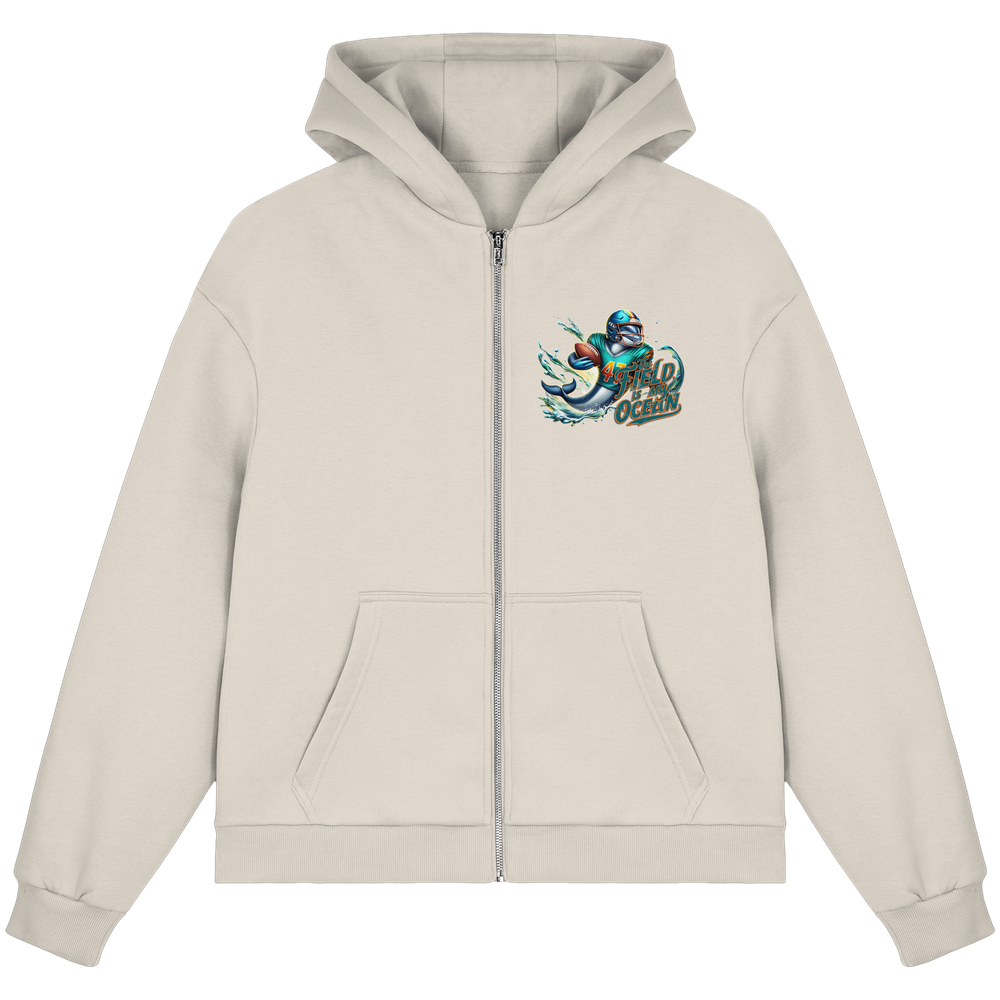 The Field is my Ocean - Fluffy Boxcut Zipper