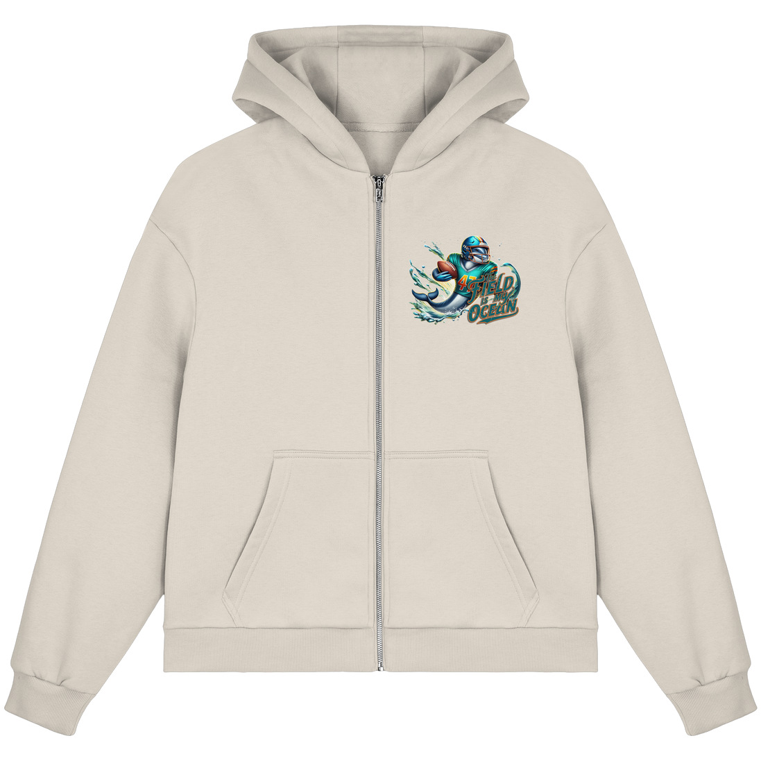 The Field is my Ocean - Fluffy Boxcut Zipper