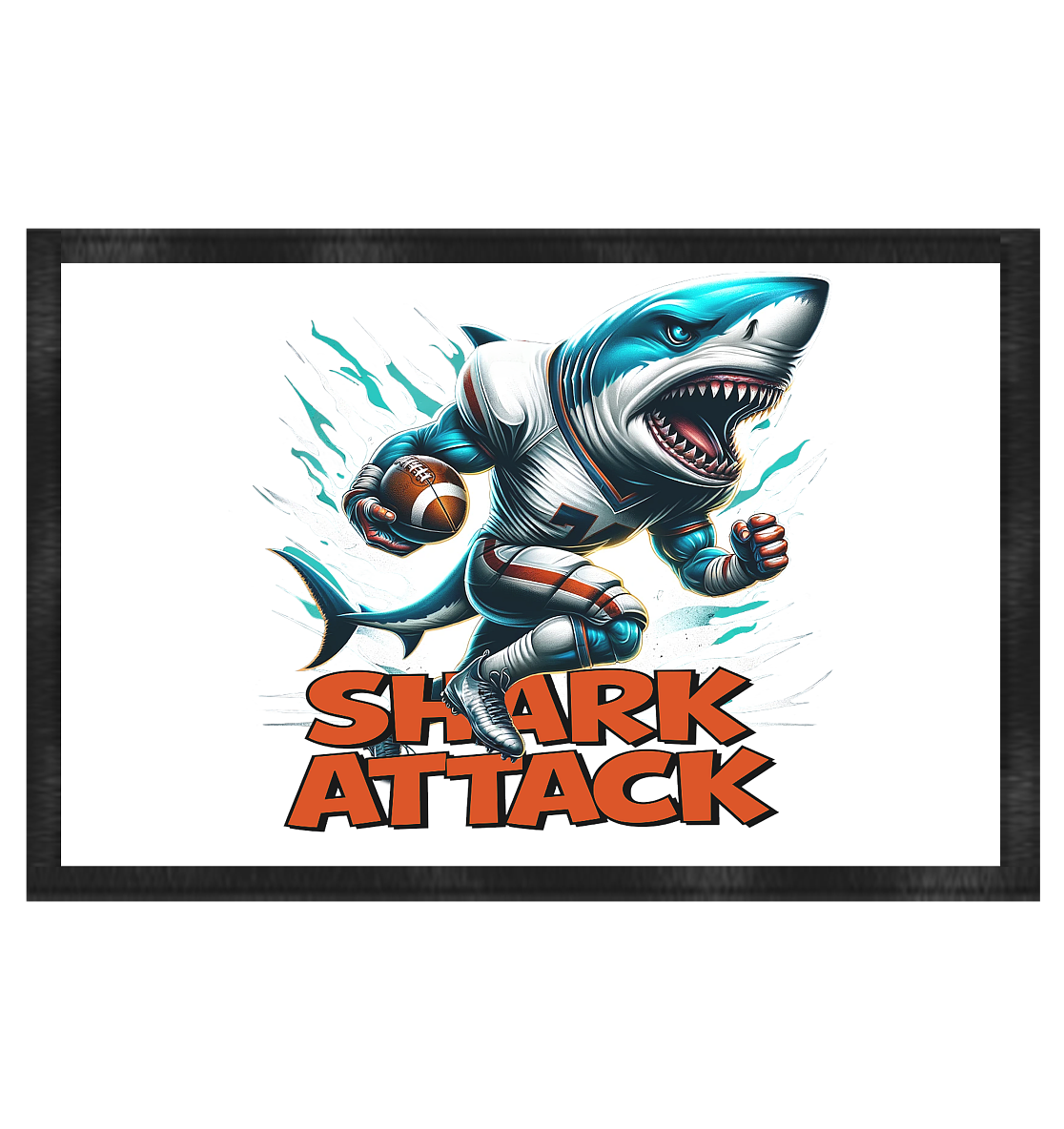 Shark Attack - Fußmatte 60x40cm