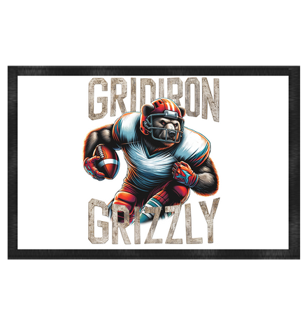 Gridiron Grizzly - Fußmatte 60x40cm