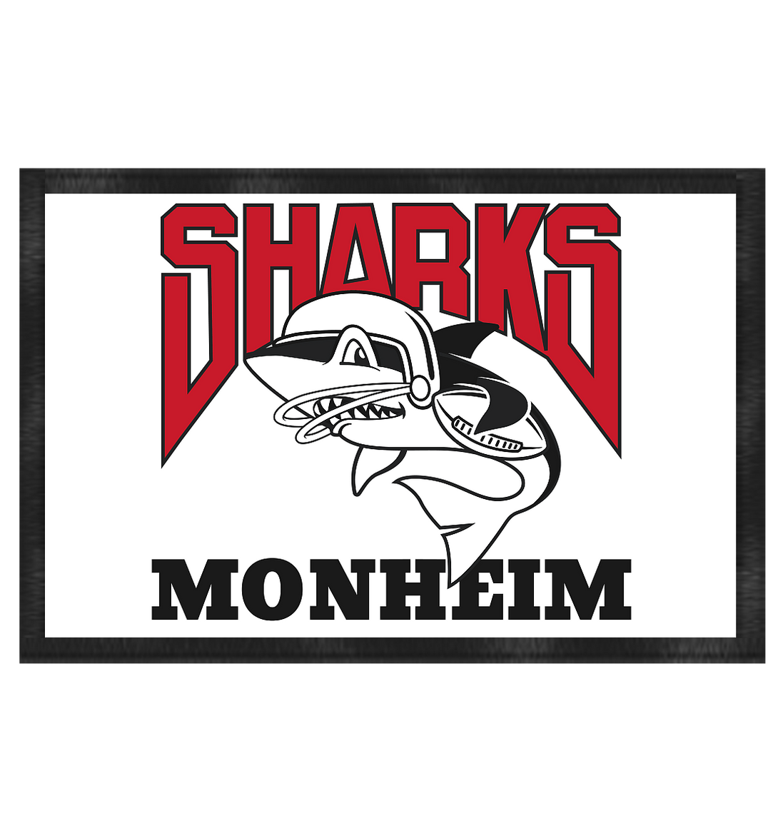 Monheim Sharks - Fußmatte 60x40cm