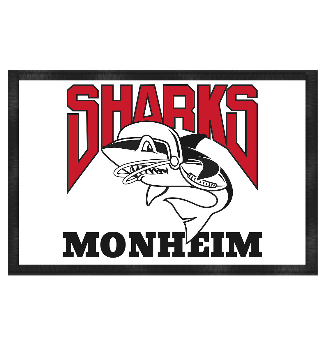 Monheim Sharks - Fußmatte 60x40cm