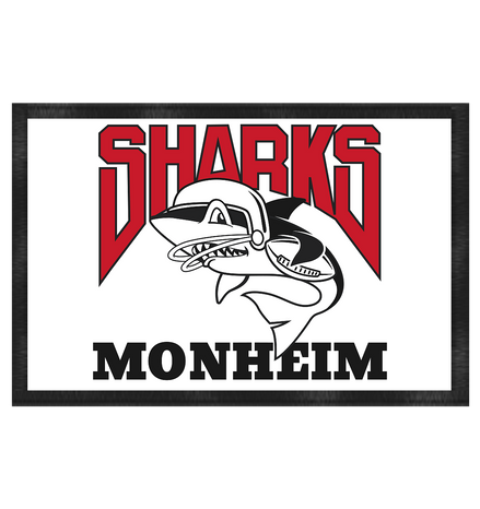 Monheim Sharks - Fußmatte 60x40cm