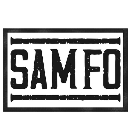 SAMFO black - Fußmatte 60x40cm