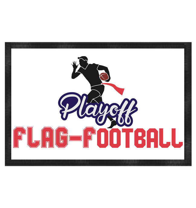 Playoff Flag Football  Men red - Fußmatte 60x40cm