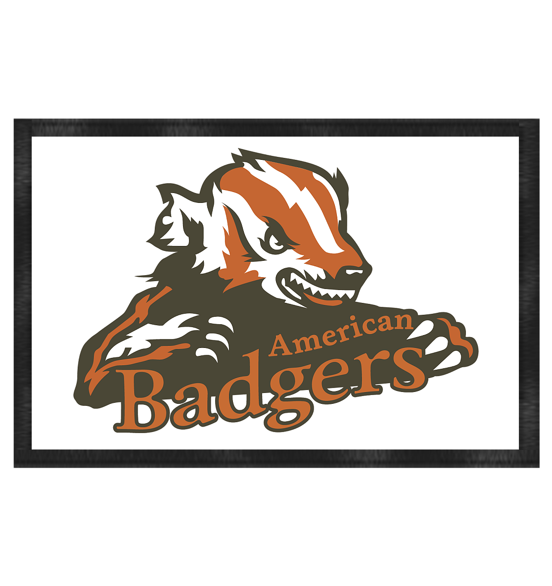 Milwaukee Badgers - Fußmatte 60x40cm