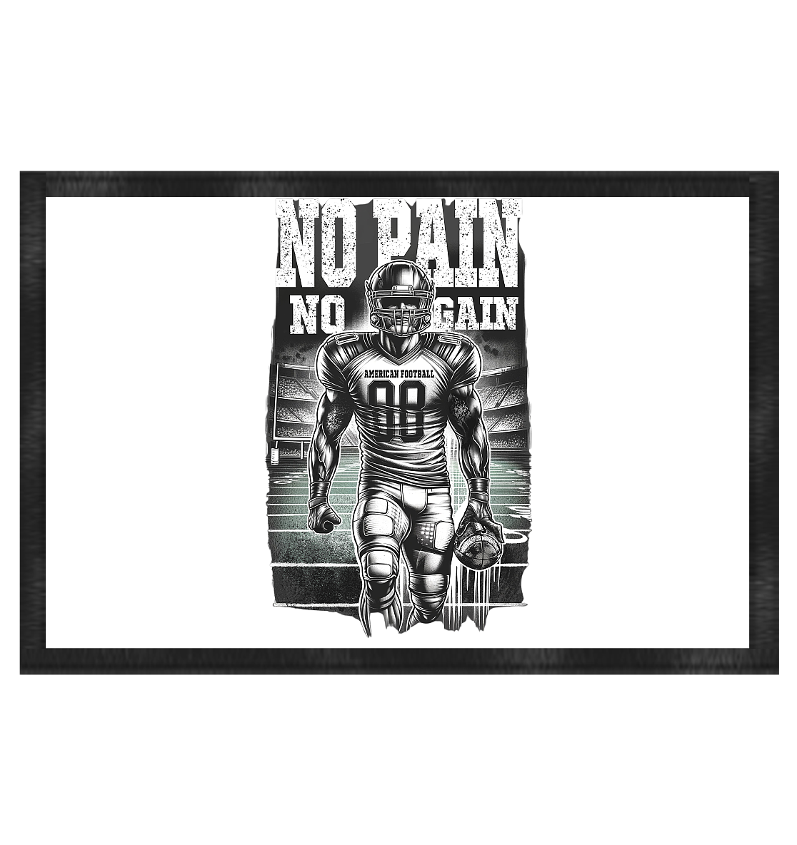 No Pain No Gain  - Fußmatte 60x40cm