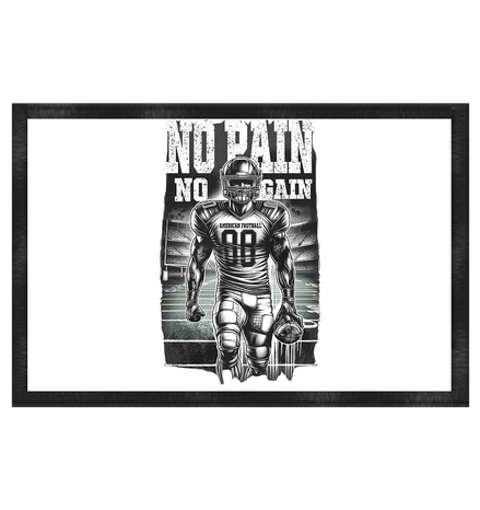 No Pain No Gain  - Fußmatte 60x40cm