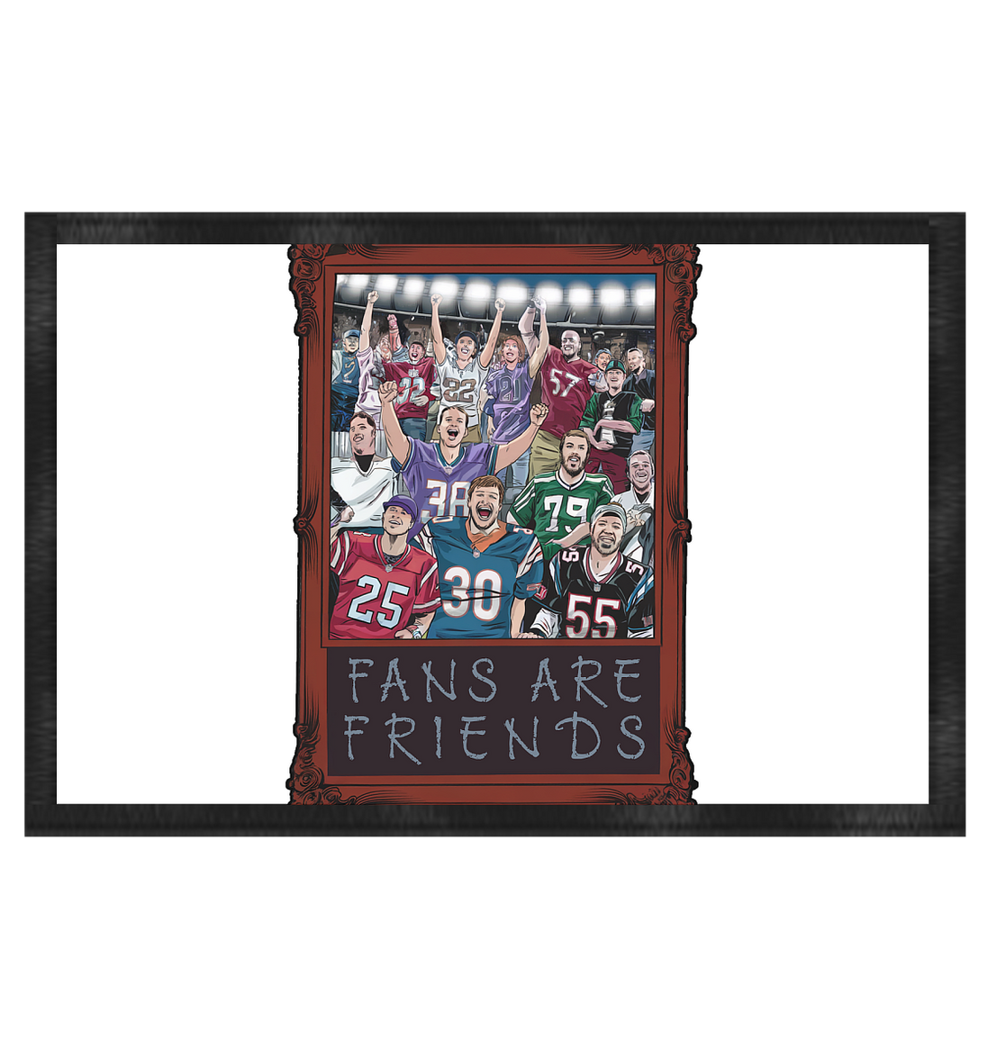 Fans are Friends - Doormat 60x40cm