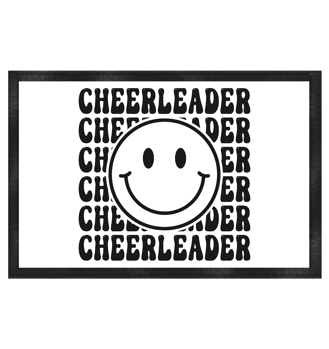 Cheerleader Smiley - Doormat 60x40cm