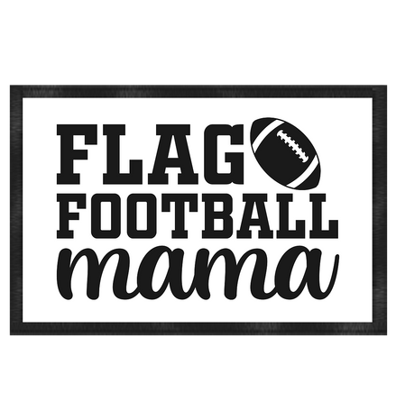 Flag Football Mama - Fußmatte 60x40cm