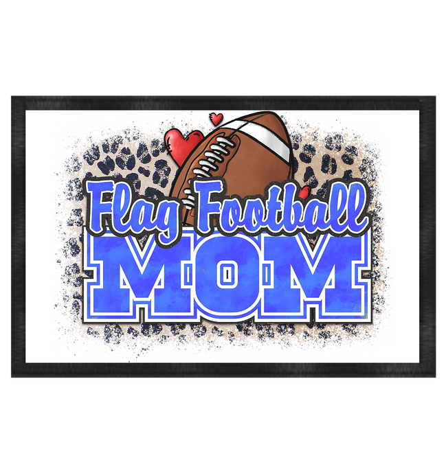 Flag Football Mom - Doormat 60x40cm