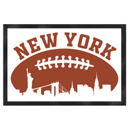New York Football Silhoutte  - Fußmatte 60x40cm