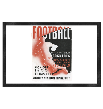 Red Devils Frankfurt 1945 - Fußmatte 60x40cm