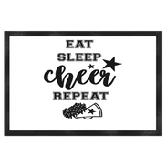 Eat Sleep Cheer Repeat - Fußmatte 60x40cm