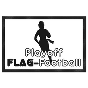 Playoff Flag Football Women Black - Doormat 60x40cm