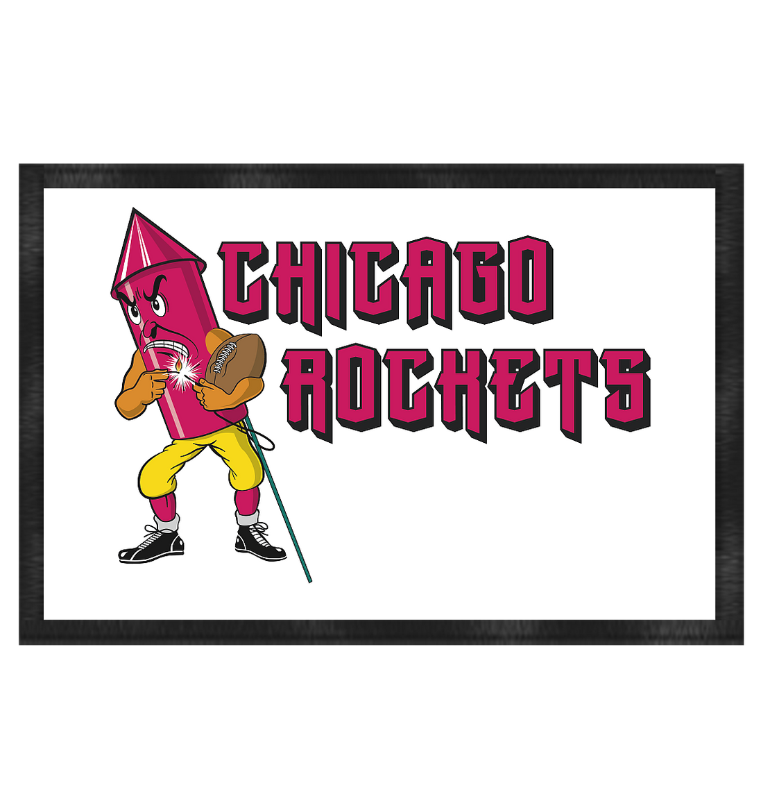 Chicago Rockets - Fußmatte 60x40cm
