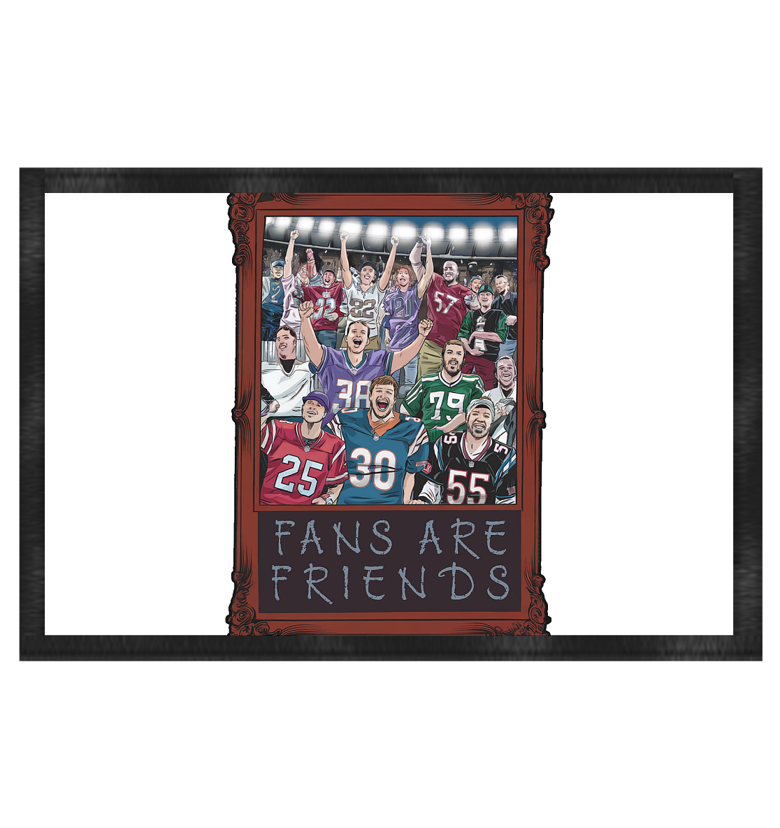 Fans are Friends - Doormat 60x40cm