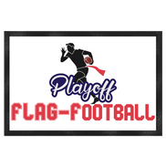 Playoff Flag Football  Men red - Fußmatte 60x40cm