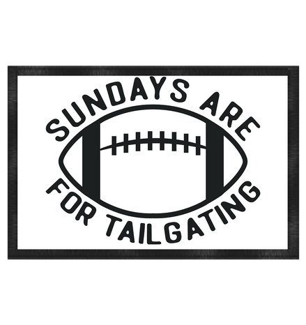 Sundays are for Tailgating  II - Fußmatte 60x40cm